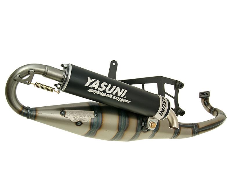 exhaust Yasuni Scooter R black for Aprilia, Suzuki