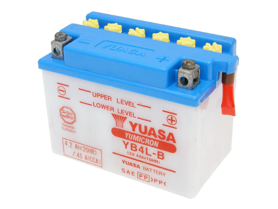 battery Yuasa YuMicron YB4L-B w/o acid pack