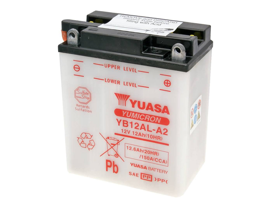 battery Yuasa YuMicron YB12AL-A2 w/o acid pack