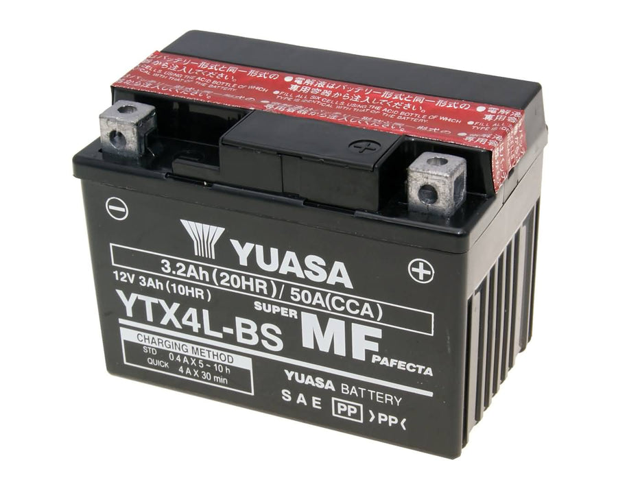 battery Yuasa YTX4L-BS DRY MF maintenance free