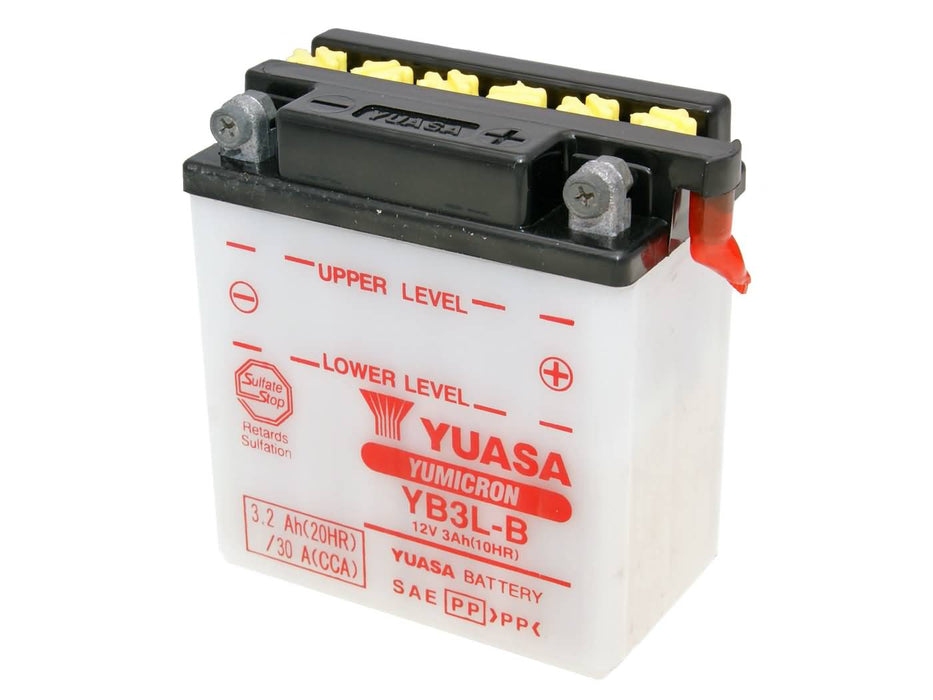 battery Yuasa YuMicron YB3L-B w/o acid pack