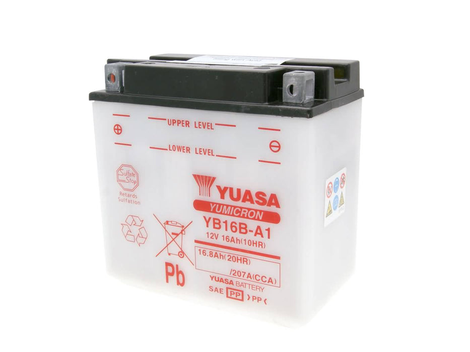 battery Yuasa YuMicron YB16B-A/A1 w/o acid pack