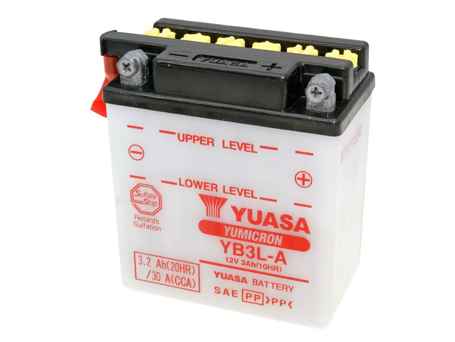 battery Yuasa YuMicron YB3L-A w/o acid pack